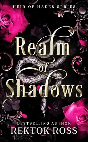 Cover of Realm of Shadows: A Slow Burn Hades & Persephone Gothic Romantic Fantasy Retelling (Heir of Hades Romantasy Series Book 1)