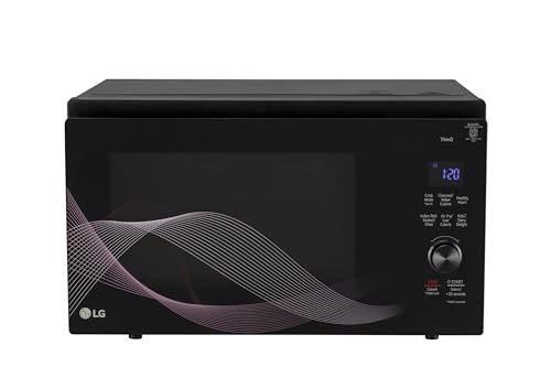 LG 32 L, Convertible Microwave Oven with Air Fry, Charcoal Lighting Heater, Wi-Fi Enabled (MJEN326UHWF, Black, Motorised Rotisserie, 60 Air Fry Recipe