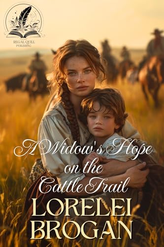 A Widow's Hope on the Cattle Trail book cover