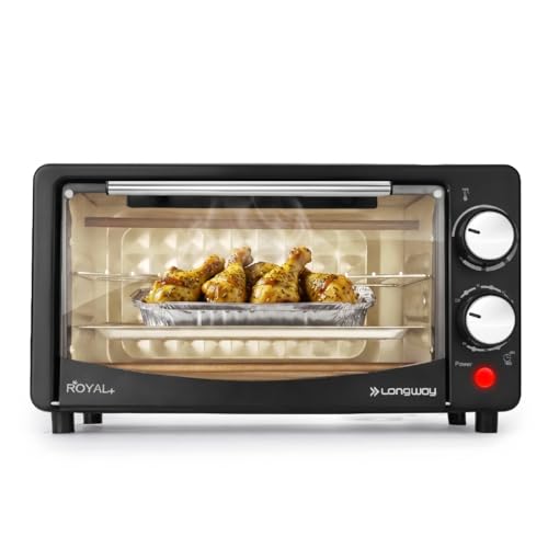 Longway Royal Plus OTG 12 Ltr Oven Toaster Griller with Multiple Heating Modes | Temperature Timer Control for Baking Pizza, Cake, Grilling Chicken & 