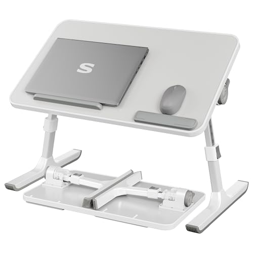 (-18%) SONGMICS Laptoptisch, Betttisch mit Geräteschlitz, 52 x 30 x 23 cm