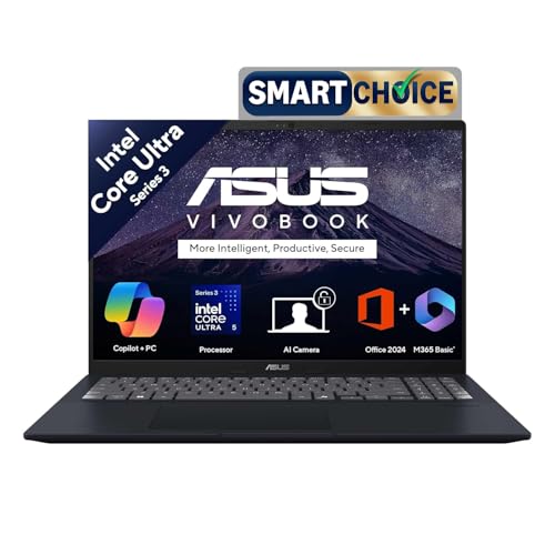 ASUS 16 Vivobook 16 with Intel Core i5, FHD+ Display and 512GB SSD for