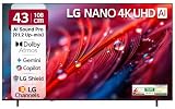 LG 108 cms (43 inches) NU87 AI Series Nano 4K Ultra HD (3840 x 2160) Smart webOS LED TV 43NU870BPLA 2026