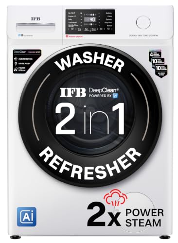 IFB 7 Kg 5 Star, 9 Swirl Wash, Steam Refresh, Eco Inverter Motor, WiFi Enabled, DeepClean® Ai Powered Fully Automatic Front Load Washing Machine(SEREN