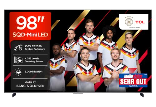 ⚡ BLITZDEAL (-36%) TCL 98C8L SQD-Mini LED 98 Zoll Fernseher, 4K Smart TV, Google TV, HDR10+
