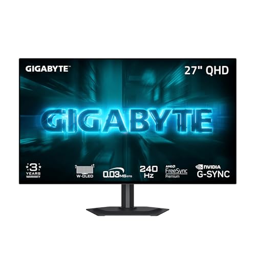 [Monitor] GIGABYTE GO27Q24G 27" W-OLED MLA 240Hz QHD Gaming Monitor