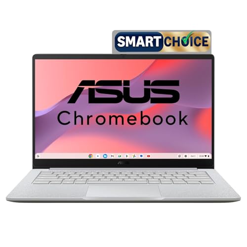 ASUS Chromebook CX1405 (2026), Smartchoice,Intel N50 Processor, Intel UHD iGPU, 8GB RAM, 128GB SSD, FHD, 14" (35.5 cm), Chrome OS, Pure Grey, 1.39 Kg,