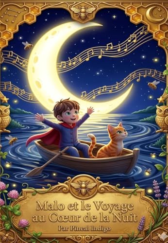 Malo et le Voyage au Cœur de la Nuit : Livre illustré pour petits 3/7ans