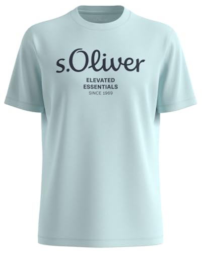 ⚡ BLITZDEAL (-68%) s.Oliver Herren T-Shirt – Big Size Fit, Jersey, Label-Print