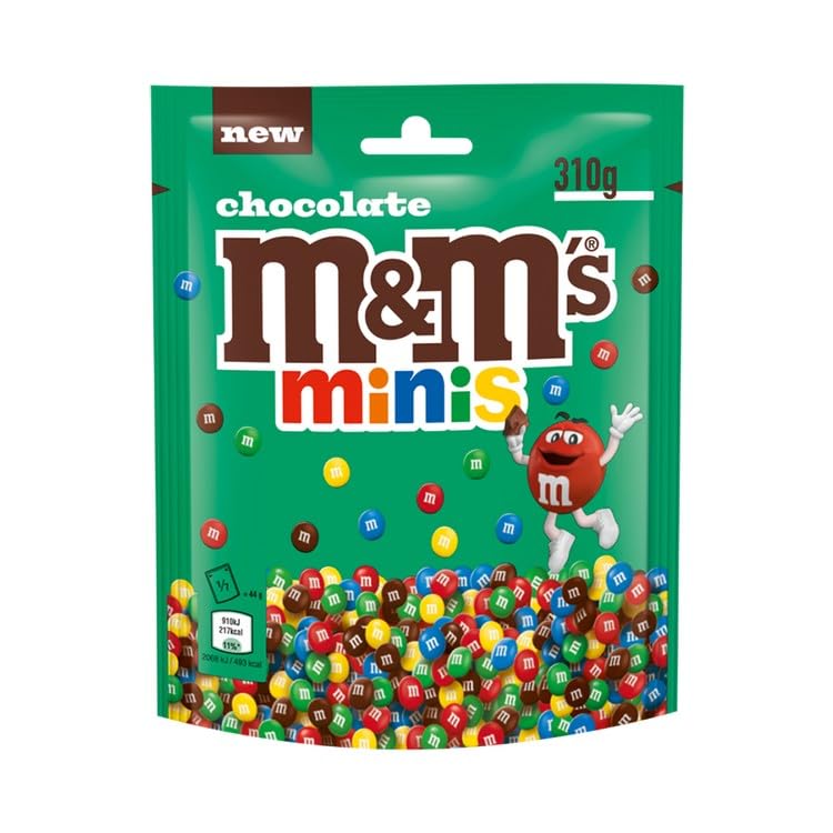 (-20%) M&M'S Minis Schokolade kleine bunte Schokolinsen, 310g