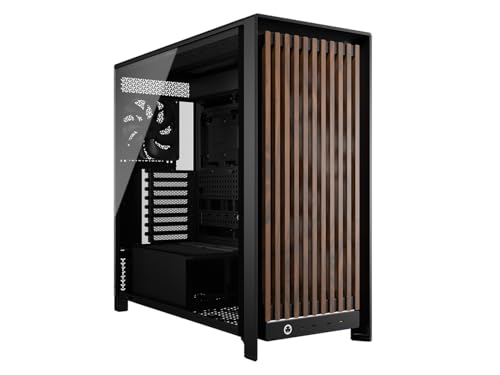 (-20%) CORSAIR Frame 5000D Wood RS Mid-Tower-ATX-PC-Gehäuse – Schwarz & Walnuss