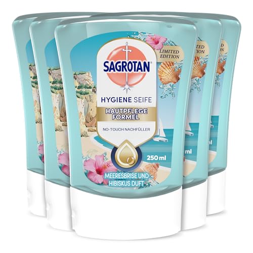 (-20%) Sagrotan No-Touch Handseife Nachfüller Sardinia Dreams Limited Edition 5 x 250 ml