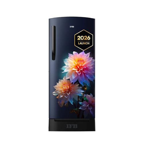 IFB 187L 5 Star Advanced Inverter Direct-Cool Single Door Refrigerator with 30 Hrs Cooling Retention, Big Vegetable Box, 4 Year Super Warranty & Base 