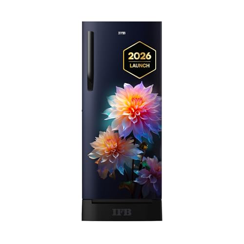 IFB 197L 5 Star Advanced Inverter Direct-Cool Single Door Refrigerator with 30 Hrs Cooling Retention, Big Vegetable Box, 4 Year Super Warranty & Base 