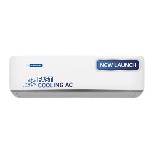 Blue Star 1.5 Ton 3 Star, New Star Rated, Inverter Split AC (Copper, 5 in 1 Convertible Cooling, DigiQ Hepta Sensor, Blue Fins,Turbo Cool,Blue Fins (I