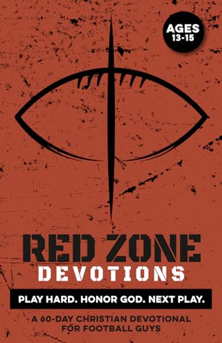 Red Zone Devotions football devotional for boys 13-15 book cover