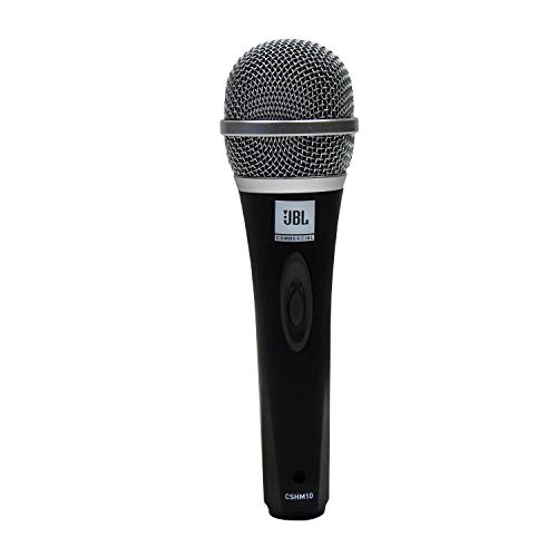 Commercial CSHM10 Handheld Dynamic Unidirectional Microphone with On/Off Switch – XLR Output (Cable Not Included) Black