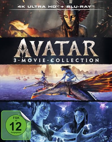 (-15%) Avatar 3-Movie-Collection [4K UHD + Blu-ray]