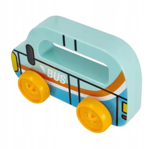 My First Car - Bus Toy for Toddlers, 24 Months+, Easy to Push, Colorful Design, Handcrafted for Small Hands - Collection of City Vehicles