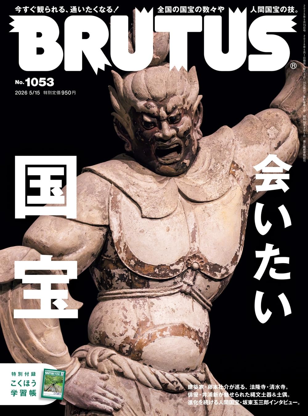 BRUTUS(ブルータス) 2026年5月15日号 No.1053[会いたい国宝]