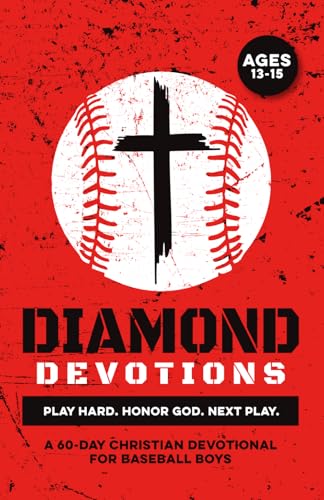 Diamond Devotions baseball devotional for boys 13-15 book cover