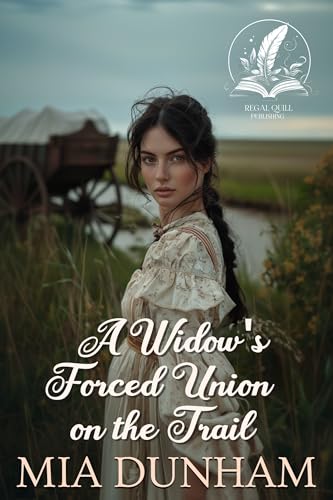 A Widow's Forced Union on the Trail book cover