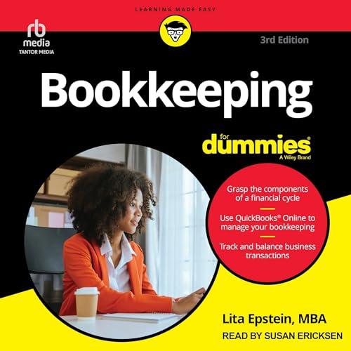 Bookkeeping For Dummies, 3rd Edition book cover