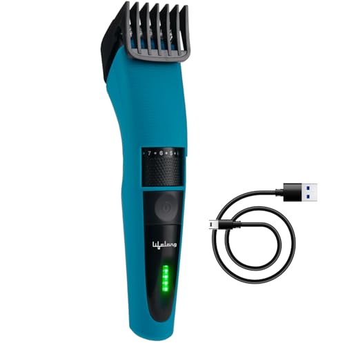 Lifelong Trimmer Men Beard | All in One Shaver, Electric Razor for Beard, Sideburns, Neckline, Chest | Man Rechargeable Hair Cutting Shaving Machine |
