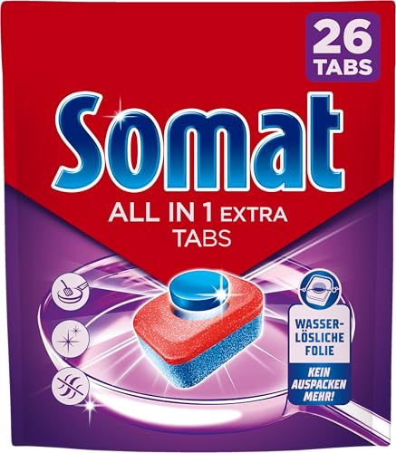 (-27%) Somat All in 1 Extra Spülmaschinentabs (26 Tabs), Geschirrspülmittel