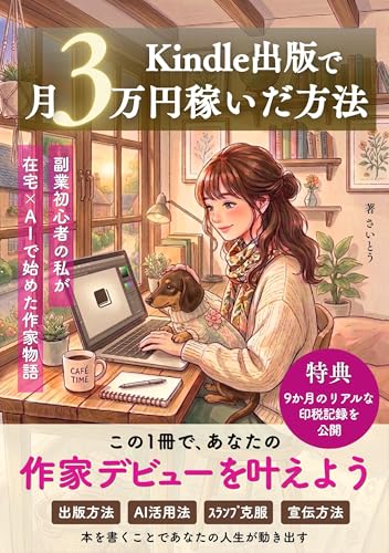 Kindle出版で月3万円稼いだ方法: 副業初心者の私が在宅×AIで始めた作家物語