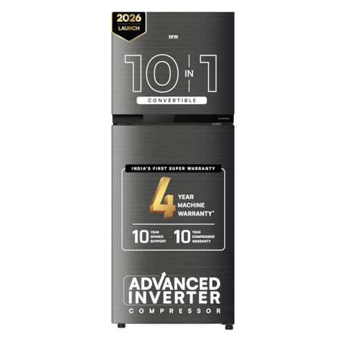 IFB 241L 3 Star 10 in 1 Convertible, Advanced Inverter Frost-Free Double Door Refrigerator with 30 Hrs Cooling Retention, Freezer LED & 4 Year Super Warranty (2026, IFBFF-291CYOSETM, Onyx Grey) IFB 241L 3 Star 10 in 1 Convertible, Advanced Inverter Frost-Free Double Door Refrigerator with 30 Hrs Cooling Retention, Freezer LED & 4 Year Super Warranty (2026, IFBFF-291CYOSETM, Onyx Grey)