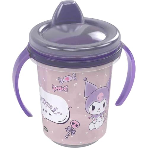 Copo Treinamento, Plasútil, Kuromi, Trio, 280 ml