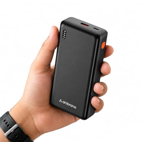 Ambrane 20000mAh Power Bank with 22.5W Fast Charging