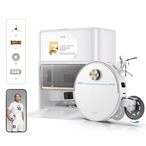 (-39%) MOVA dreame V70 Ultra Complete X Saugroboter 40.000 Pa, Weiß