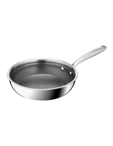 🔥 STARKER PREIS (-43%) Tefal Master Mesh Keramik-Bratpfanne, 20 cm, HybridMesh-Technologie, kratzfeste Oberfläche, ultimatives Anbraten, einfaches Lösen, tiefe Form, für alle Herdarten, Edelstahl, E5330304
