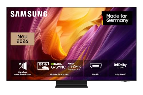 (-42%) Samsung OLED S95H 4K 65 Zoll (163 cm), UHD Fernseher, Antireflexion mit Glare Free, OLED HDR pro, Ultimate Gaming Pack (NVIDIA G-SYNC & AMD FreeSync Pro) mit 165Hz, HDMI 2.1, Dolby Atmos, Smart AI TV