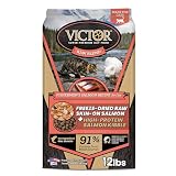 VICTOR Raw Kibble Blend - Salmon Freeze-Dried Dry Cat Food, 12 lb