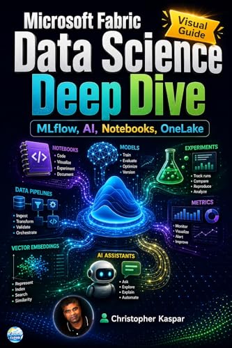 Microsoft Fabric Fundamentals - Visual Guide: The Complete Beginner's Guide to OneLake, Analytics, AI, and Governance. book cover