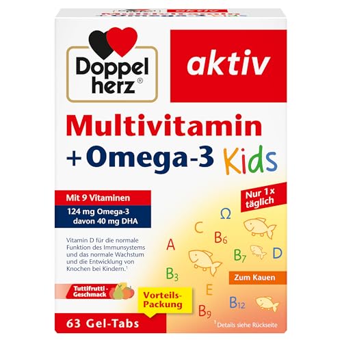 (-24%) Doppelherz Multivitamin + Omega-3 Kids - mit Tuttiftruttigeschmack