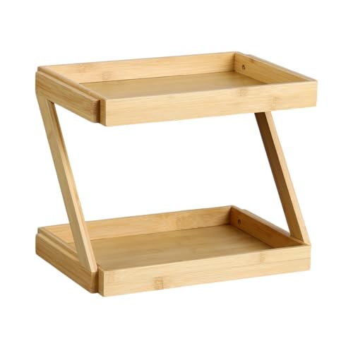 (-45%) KESPER | Küchenregal mit zwei Ablagen, Bambus, 31 x 23 x 26 cm | 58811