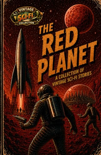 The Red Planet of Vintage Sci-Fi Stories book cover