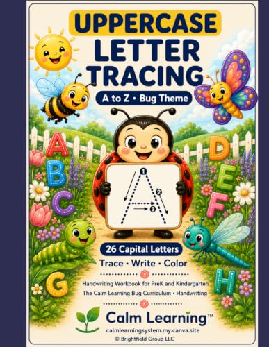 Bug Uppercase Letter Tracing cover