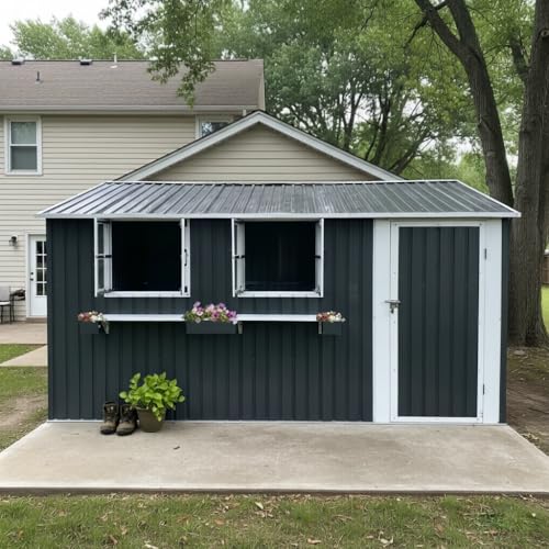 KEIKI Outdoor Metal Storage Shed