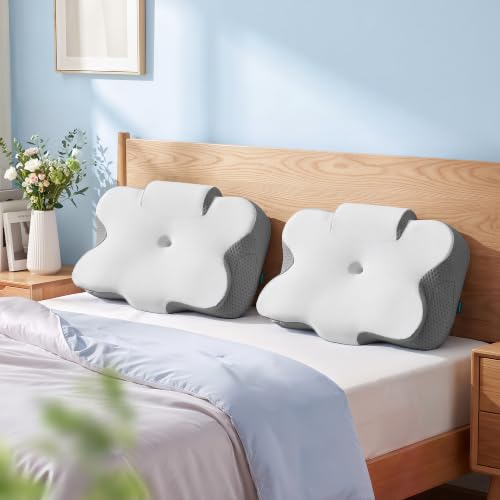 🔥 SELTEN SO GÜNSTIG 6,00€ Coupon! SONGMICS Kopfkissen, ergonomisch, höhenverstellbar, Memory Foam