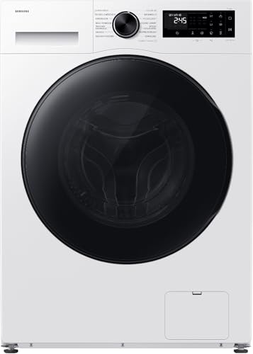 🔥 STARKER PREIS (-39%) Samsung WD90HG5U34BEEG Waschtrockner, 9+6 kg, Waschmaschine und Trockner in einem Gerät, AI Ecobubble & SmartThings, Super Speed, Hygiene-Dampfprogramm, Mikroplastikprogramm, Weiß