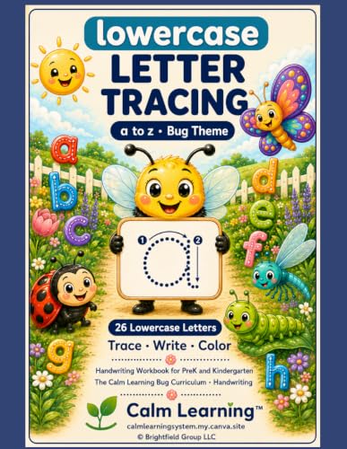 Bug Lowercase Letter Tracing cover
