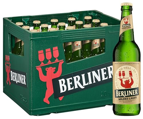 🔥 STARKER PREIS (-42%) Berliner Mildes Lager, Mehrweg 20x0,50 L