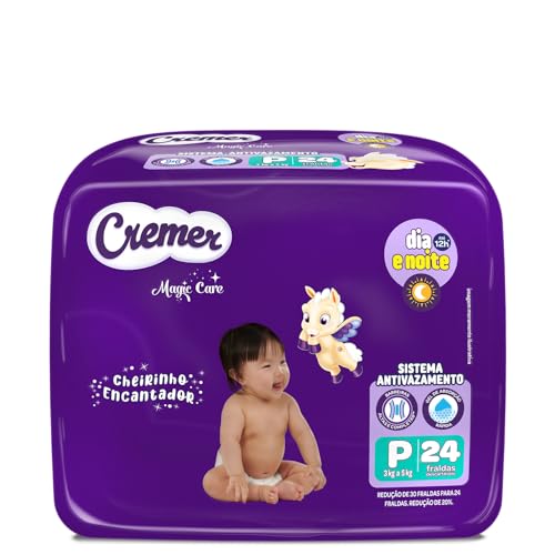 Fralda Cremer Jumbo P 24 Unidades