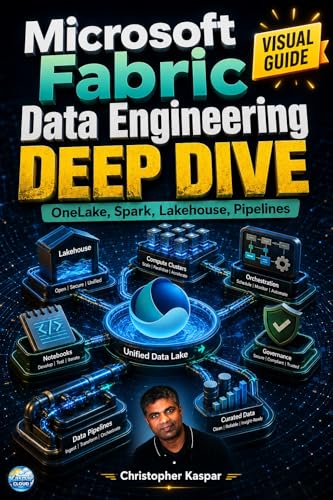 Microsoft Fabric Data Factory Deep Dive - Visual Guide: How Modern Data Integration, AI, Governance, and OneLake Automation Come Together book cover