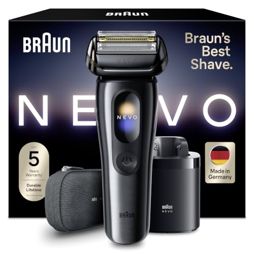 ⚡ BLITZDEAL (-45%) Braun NEVO Rasierer Herren Elektrisch, NEVO11015C, Schwarz